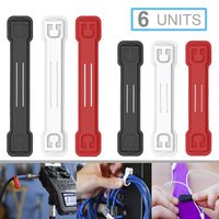 Cloop Magnetic Cable Keeper, 3 Small & 3 Large