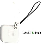 Wireless Bluetooth Key Finder - 4.0 Best Finder Tracker for Pets, Kids, Bag, Car Keys, Mobile Phone, Wallet, Key Anti-Lost Finder - Smart & Easy Slim Tracker with New Panasonic Long-Life Battery