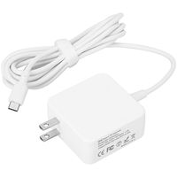 45W USB-C Ac Charger Power Supply Adapter Cord for MacBook 12 inch, New MacBook Pro Chromebook Pixel Nintendo Switch Nexus 5X/6P LG G5/G6 Samsung S8 and More Other Type-C Power Delivery