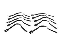 Nippon Labs VT-13-BK 13-Inch Velcro Reusable Ties, Black, 10-Pieces/Bag