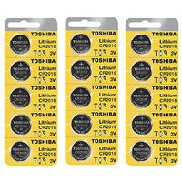Toshiba CR2016 Battery 3V Lithium Coin Cell (15 Batteries)