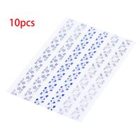 HuntGold 10 Sheets Durable Photo Corners Self Adhesive Pictures Holder Stickers for DIY Scrapbook, Picture Album -Blue