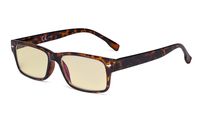 Eyekepper Blue Light Blocking Glasses Women Men with Yellow Filter Lens - Computer Eyeglasses - Tortoise