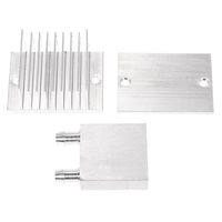 Baugger DIY Radiator Kit, DIY Kit Thermoelectric Peltier Cooler Refrigeration Cooling System Heat Sink Conduction Module + Fan + TEC1-12706