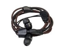 Wraps Wearable Braided Wristband Headphone Earbuds, Natural Tuscan (WRAPSLBRN-V15M)