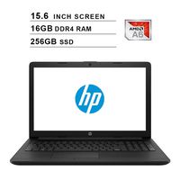 2019 HP Newest Premium 15.6 Inch HD Laptop (AMD A6-9225 Dual-Core up to 3.0 GHz, 16GB DDR4 RAM, 256GB SSD, AMD Radeon R4, Bluetooth, WiFi, DVD, Windows 10)