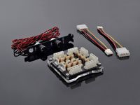 Bits Power Cooled PC Fitting Personal Computer Water Reservoir Sled Tube Compression Rotary Screw Adapter Extender Expansion Parts (BP-MINIXSP2F-UV)