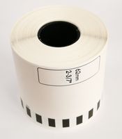 Compatible DK2113 Black on Clear Continuous Length Film Tape (1 roll w/Reusable Cartridge)