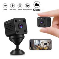Mini Camera - CUSFLYX Tiny Portable 1080P WiFi Full HD Nanny Pet Office Sports Garage Home Surveillance Camera Auto IR Night Vision 150° Wide Angle Motion Detection Remote Video for Android and iOS