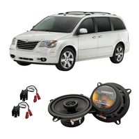 Compatible with Chrysler Town & Country 2002-2007 Front Dash Factory Replacement Harmony HA-R5 Speakers