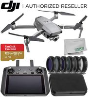 DJI Mavic 2 Zoom Foldable Quadcopter with DJI Smart Controller Starter Bundle