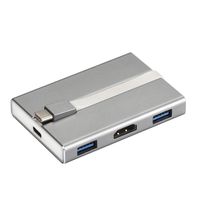 USB C Hub, MAIRUI 5 in 1 USB C Adapter with Type C Charging Port 4K HDMI Output 3 USB 3.0 Ports Aluminum Hub for MacBook Pro 2017/Google Chromebook and more USB C Devices (Space Grey)