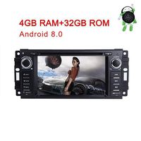 MCWAUTO for Dodge Ram Challenger Jeep Wrangler JK 6.2 Inch Android 8.0 Multi Touch Screen Car Stereo Radio DVD Player GPS Canbus Screen Mirroring Function OBD2 Octa-Core 64Bit 4G RAM 32GB ROM