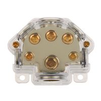 MonkeyJack 0/2/4/8 Gauge Car Audio Stereo Amp Power/Ground Cable Distribution Block