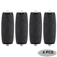 Aquiver Foot Extra Rough Pedicure Rollers Replacements Electronic Callus Removers (4 Pcs)