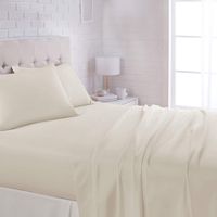 AmazonBasics Lightweight Super Soft Easy Care Microfiber Sheet Set with 16" Deep Pockets - Queen, Beige