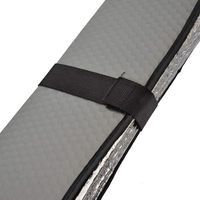 Motor Trend Front Windshield Sun shade - Accordion Folding Auto Sunshade for Car Truck SUV 58 x 24 Inch (Gray) - AS-311-GR_am