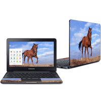 Mightyskins Skin Compatible with Samsung Chromebook 3 11.6" - Horse | Protective, Durable, and Unique Vinyl Decal Wrap Cover | Easy to Apply, Remove, and Change Styles | Made in The USA