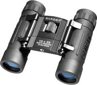 BARSKA Lucid View 10x25 Compact Binoculars (Blue Lens)