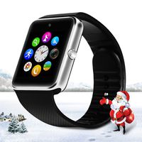 StarryBay SW-08-1 Sweatproof Smart Watch Phone for iPhone 5s/6/6s and 4.2 Android or Above SmartPhones - Black