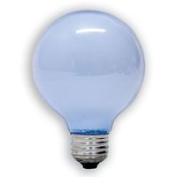 GE 48695-6 40 Watt Reveal Globe G25 Light Bulb, Frosted, 6-Pack