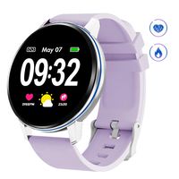 GOKOO Smart Watch for Women with Heart Rate Blood Pressure Sleep Monitor Waterproof Remote Camera Music Control Calorie Step Activity Tracker Reminder