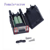 D-SUB DB15 VGA Male Female 3Row 15Pin Plug To Terminal Breakout Board Connectors