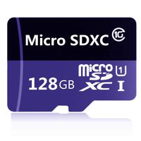 128GB Micro SD SDXC Card Class 10 High Speed Memory Card with Micro SD Adapter