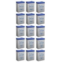 6V 4.5AH SLA Replacement Battery for Wang PowerUPS250-15 Pack