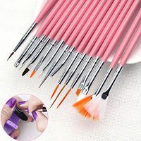 Nail Art Brush,Putars Fashion 15Pcs Nail Art Acrylic UV Gel Design Brush Set Painting Pen Tips Tool