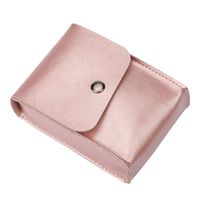 AENMIL For Apple MacBook 11.6" / 12" / 13.3" Charger Protective Sleeve Cover, Stylish Soft PU Leather Cover Holder with Secure Magnetic Latch(Rose Gold)