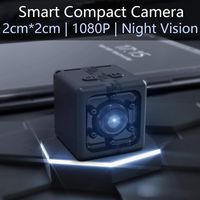 Jinjing Mini Spy Hidden Camera Cop Cam 1080P Nanny Cam Covert SecurityWireless Sports Action Cam with Night Vision and Motion Detection for Home Office Car Indoor Outdoor (Black)