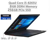 2019 Lenovo Thinkpad E590 15.6" HD Business Laptop (Intel Quad Core i5-8265U, 8GB DDR4 Memory, Toshiba XG5 256GB PCIe 3.0(x4) NVMe SSD M.2 SSD) Type-C, HDMI, Ethernet, Webcam, Windows 10 Pro