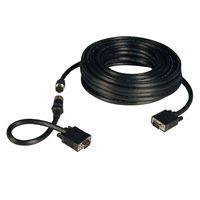Tripp Lite VGA Coax Monitor Easy Pull Cable , High Resolution cable with RGB coax (HD15 M/M) 100-ft.(P503-100)