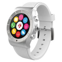 MyKronoz ZeSport - Multisport GPS, Heart Monitoring, Color Screen Smartwatch with Sleek Design (Silver/White)