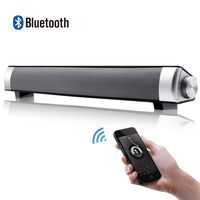 Bluetooth Sound Bar with Subwoofers Wired & Wireless Long-Standby for TV/PC/Phone/Tablet