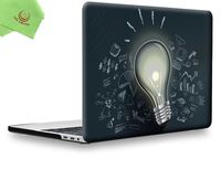 MacBook Pro 13 inch Case 2019 2018 2017 2016, UESWILL Creative Design Smooth Touch Hard Case for MacBook Pro 13-inch (USB-C) with/Without Touch Bar, Model A2159/A1989/A1706/A1708, Bulb