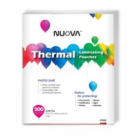 Nuova Premium Thermal Laminating Pouches, 9" x 11.5"/Letter Size/3 mil, 200 Pack (LP200H)