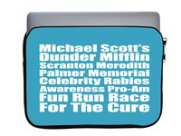 Rabies Fun Run 13x10 inch Neoprene Zippered Laptop Sleeve Bag by egeek amz for MacBook or Any Other Laptop
