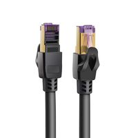 Pasow Cat8 Ethernet Cable Network Patch Cable 40Gbps 2000Mhz SFTP Shielded High Speed LAN Wire Cable Cord (13ft/4m)