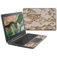 MightySkins Skin Compatible With Lenovo 300e Chromebook 11.6" (2018) - Desert Camo | Protective, Durable, and Unique Vinyl Decal wrap cover | Easy To Apply, Remove, and Change Styles | Made in the USA