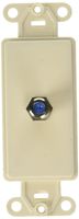 Leviton 40681-T F Connector Decora Insert, Light Almond