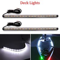 Botepon Marine Led Boat Lights, Stern Lights, Deck Light, Pontoon Lights, Bass Boat Light IP67 Waterproof for Pontoon Boat Dinghy Kayak Yacht Vessel White