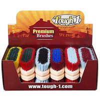 Tough-1 Medium Poly Bristle Brush - Bright Colors - 12 pk. Assorted