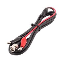uxcell 1.5M Coaxial Cable Copper BNC Q9 Male to 2 Alligator Clip Oscilloscope Probe Test Lead Cable