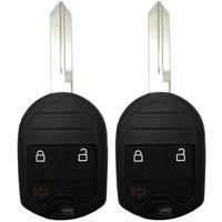 SCITOO Keyless Entry, 2 New Uncut Key Fob Car Truck Remote Keyless Entry Control 3 Buttons Replacement fit Ford Series