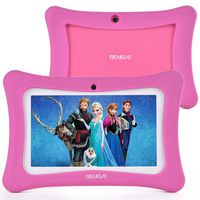 BENEVE Kids Tablet,Tablets for Kids with WiFi,7 inch Android 7.1 Edition Tablet for Kids,Quad Core Processor,1GB +8GB Storage, iWawa Pre-Installed,Parental Control,7'' HD Display(Pink