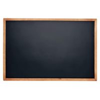 Rustic Wood Framed Magnetic Chalkboard Sign for Wall with Hanging Mounts and Non Porous Blackboard Surface Compatible with Liquid Chalk Markers - 24 x 36 Inches