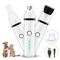 Dog Nail Grinder and Clippers, Vapker Electric Pet Nail Clippers and Hair Trimmer Grooming Tool for Small Medium Large Dogs & Cats with Professional 2 Speed