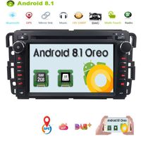 HIZPO Car Stereo Radio Audio 7 Inch Android 8.1 Oreo Car GPS Navigation Applicable to Chevrolet GMC Silverado 1500 2012 Sierra Express Avalanche Acadia Impal with WiFi Bluetooth
